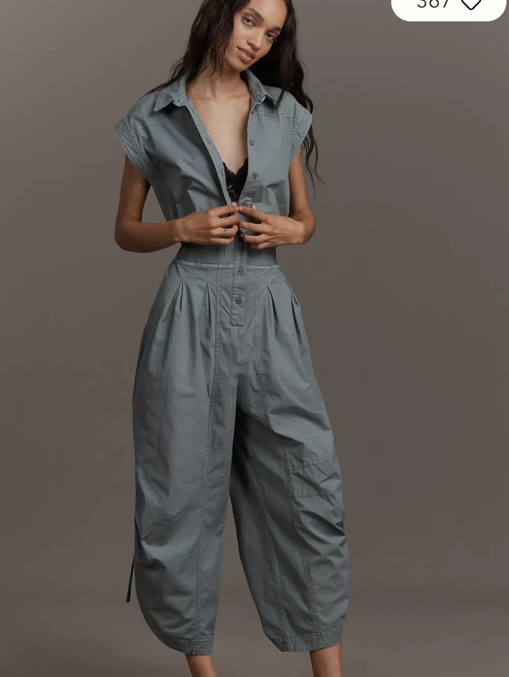 Anthropologie Ripstop Parachute Jumpsuit